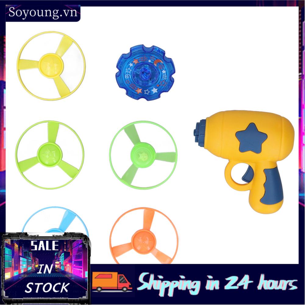 Soyoung Kids Flying Disc Gyroscope Toy Light Outdoor Interactive ...