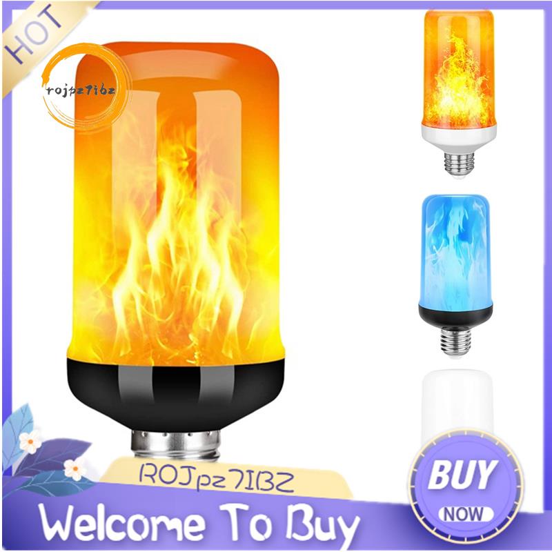 Bóng đèn LED hiệu ứng ngọn lửa E27, Bóng đèn lửa thực tế nhấp nháy trang trí, Đèn trang trí lễ hội