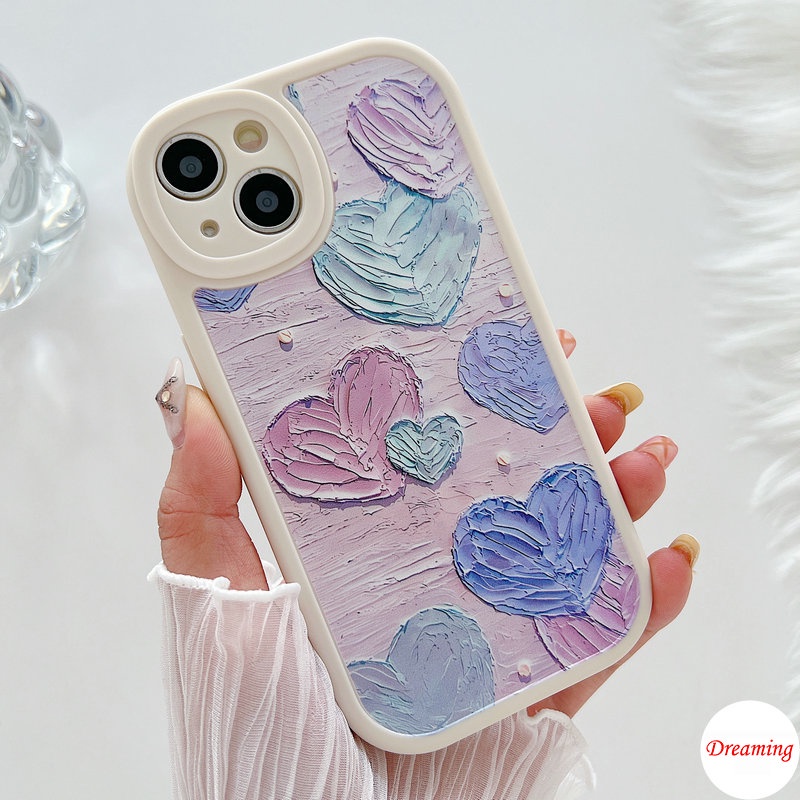 Ốp Điện Thoại Mềm Hình Trái Tim Cho vivo vivo v29 lite v27e v25 v23e v15 v11i v9 v5 s1 pro y91 y95 y91c y1s y15 y12 y17 y19 u10