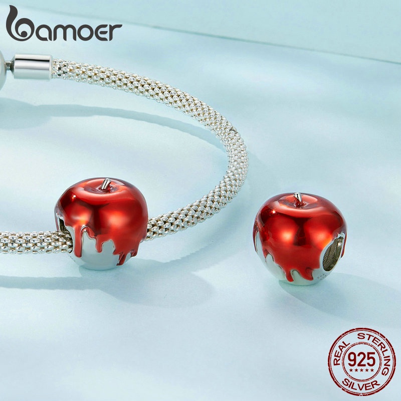 Bamoer Mặt Dây Chuyền Hình Quả Táo Bằng Bạc 925