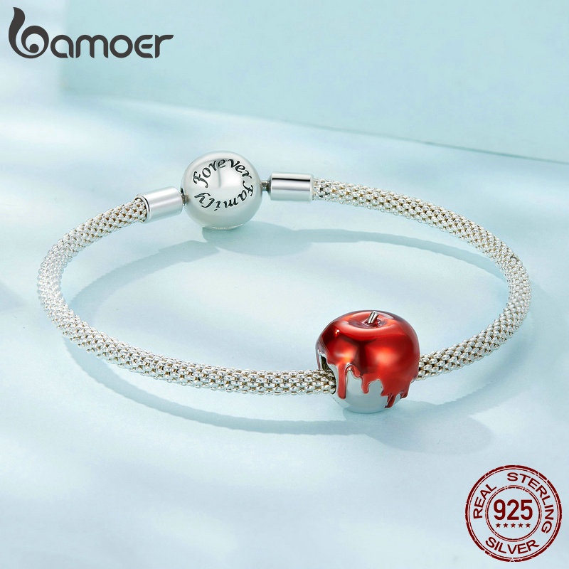 Bamoer Mặt Dây Chuyền Hình Quả Táo Bằng Bạc 925