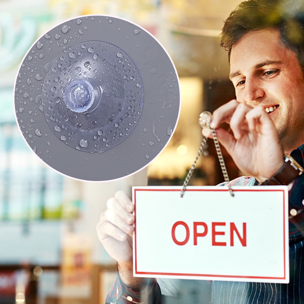 Đa Năng Hút Đầu Nấm Móc Treo Chắc Chắn Quần Áo Trong Suốt Áo Cửa Sổ Nhựa Nhà Bảo Quản