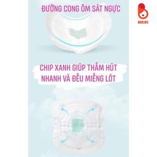 Miếng lót thấm sữa dùng 1 lần Vcoool, Jubon cho mẹ sau sinh túi 50 miếng