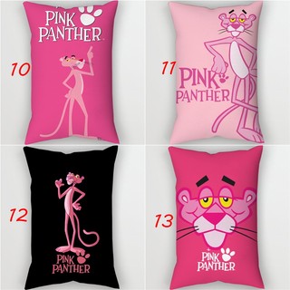 Vỏ gối hình chữ nhật Pink Panther Nhân vật hoạt hình dễ thương Quà tặng trẻ em Vỏ gối Polyester in một mặt Sofa phòng ngủ Trang trí nhà (Không có lõi gối)