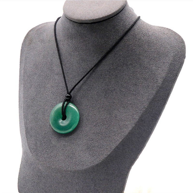Vòng cổ Mặt Đá Mã Não Thiết Kế Đơn Giản Có Thể Điều Chỉnh Kích Cỡ