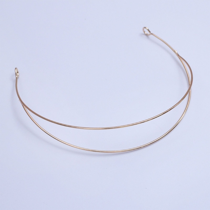 SUIT Kim Loại Băng Đô Nữ Tóc DIY Thủ Công Trống Mỏng Dây Kim Loại Khung Băng Đô Quấn Tóc Đầu Trang Sức Giáng Sinh DIY