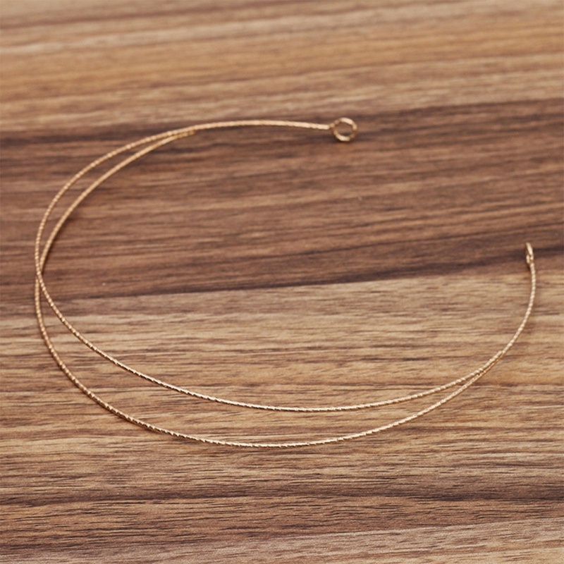 Dasbsug Kim Loại Mịn Băng Đô Khung Cho DIY Tiaras Đế Trống Băng Đô Quấn Tóc Đầu DIY Cô Dâu Vương Miện Đế Cho Đám Cưới