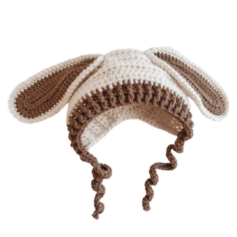 Dasbsug Hoạt Hình Động Vật Theo Chủ Đề Beanies Mũ Tai Dễ Thương Bonnet Đạo Cụ Chụp Ảnh Sơ Sinh