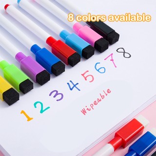 Set 6 Bút Lông Viết Bảng Có Thể Xóa Được Bằng Nước Từ Tính Dùng Cho Văn Phòng Và Học Tập