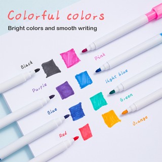 Set 6 Bút Lông Viết Bảng Có Thể Xóa Được Bằng Nước Từ Tính Dùng Cho Văn Phòng Và Học Tập