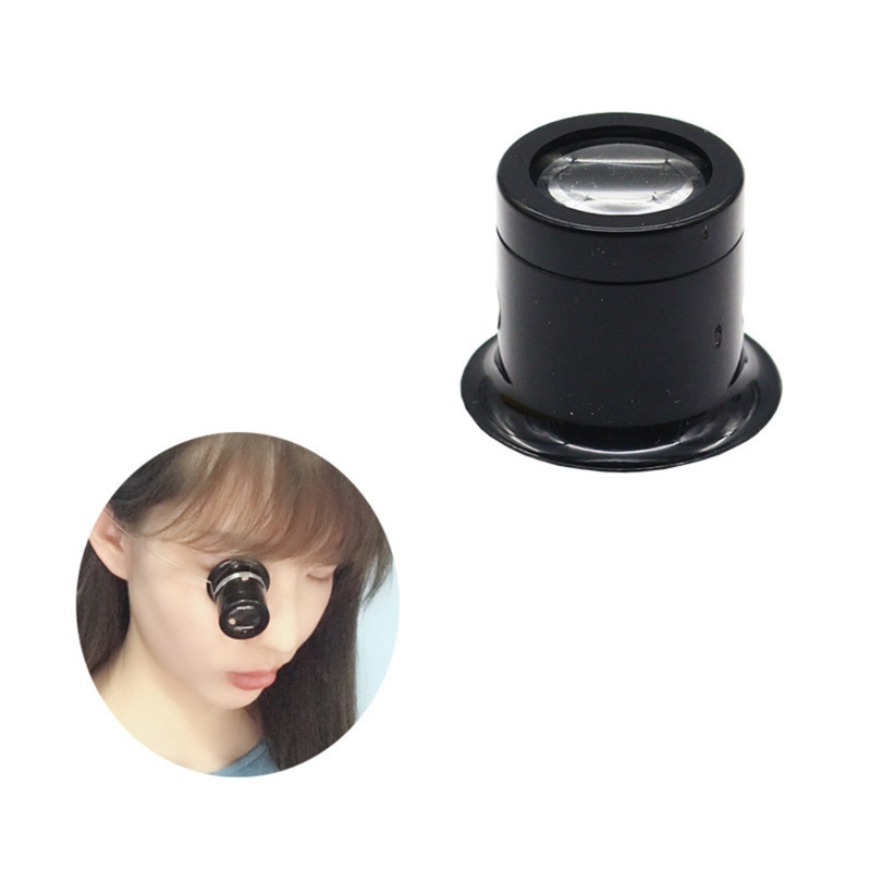 Boom Jewelers Eye Loupe Loop Kính lúp một mắt Kính lúp cho thợ đồng hồ Sửa chữa Kính lúp mắt Dụng cụ thủy tinh 5 loại
