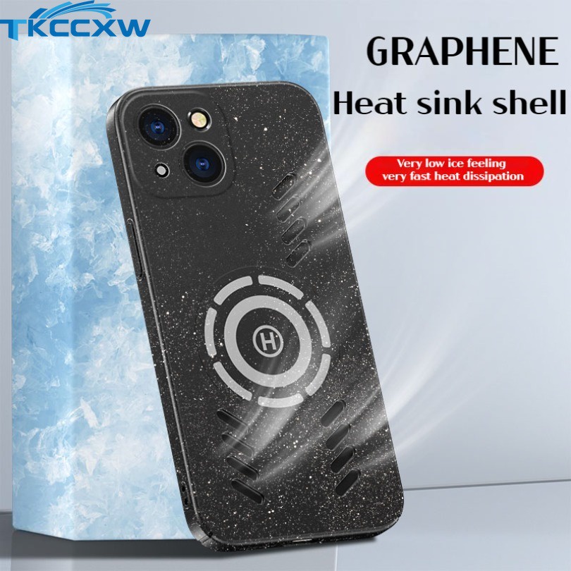 Ốp Điện Thoại Chống Sốc Có Nam Châm Tản Nhiệt Cho iphone 11 pro max xs max xr x 7 8 6 6s plus
