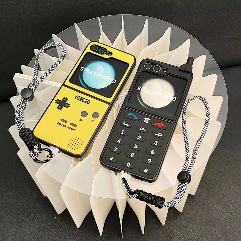 Ốp Điện Thoại Silicon Cứng Hình Máy Chơi game 3d Cho samsung galaxy z flip 5 z flip 4 5g flip 3