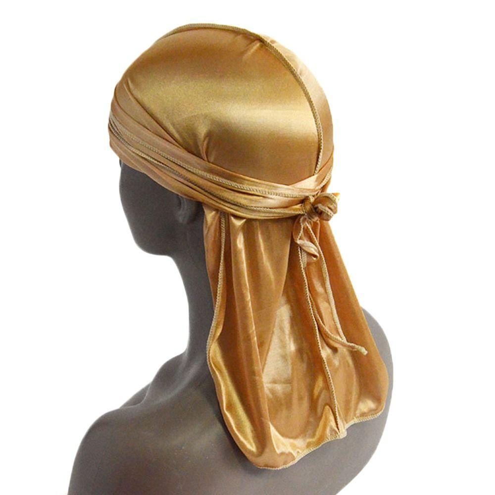 Seyawson Silk Durag, Mỏng Thoáng Khí Bandana, Có Thể Điều Chỉnh Hip-pop Co Giãn Pre-Tied Cướp Biển Mũ Nam Nữ