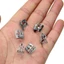 YRBWD 10 Cái / bộ Khóa Cố Định, Kẹp Giữ Kim Loại Tấm Viền, Bảng Điều Khiển Ô Tô DVD CD Bảng Điều Khiển Nội Thất Đa Năng Tự Động Chốt Bảng Điều Khiển Ô Tô