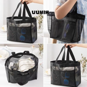UUMIR Túi Lưới Rỗng Trong Suốt Sức Chứa Lớn Đa Năng Đựng Đồ Trang Điểm Đi Biển