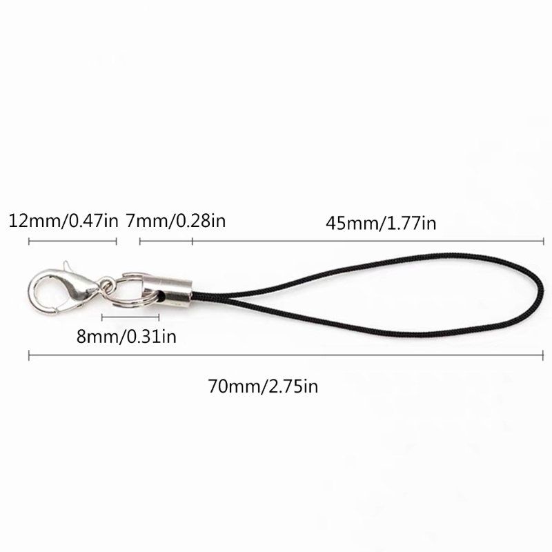 Mặt dây chuyền điện thoại PPY Polyester Hoàn hảo cho phím điện thoại Máy nghe nhạc MP3 và máy ảnh Mini