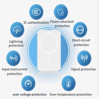 20W-10000mAh Sạc Dự Phòng Không Dây Có Nam Châm Cho iphone 14 / 13 / 12