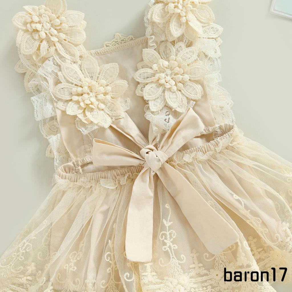 Bộ Áo Liền Quần Cổ Vuông Không Tay Phối Ren Hoa + Băng Đô Cài Tóc Thời Trang Mùa Hè Cho Bé Gái