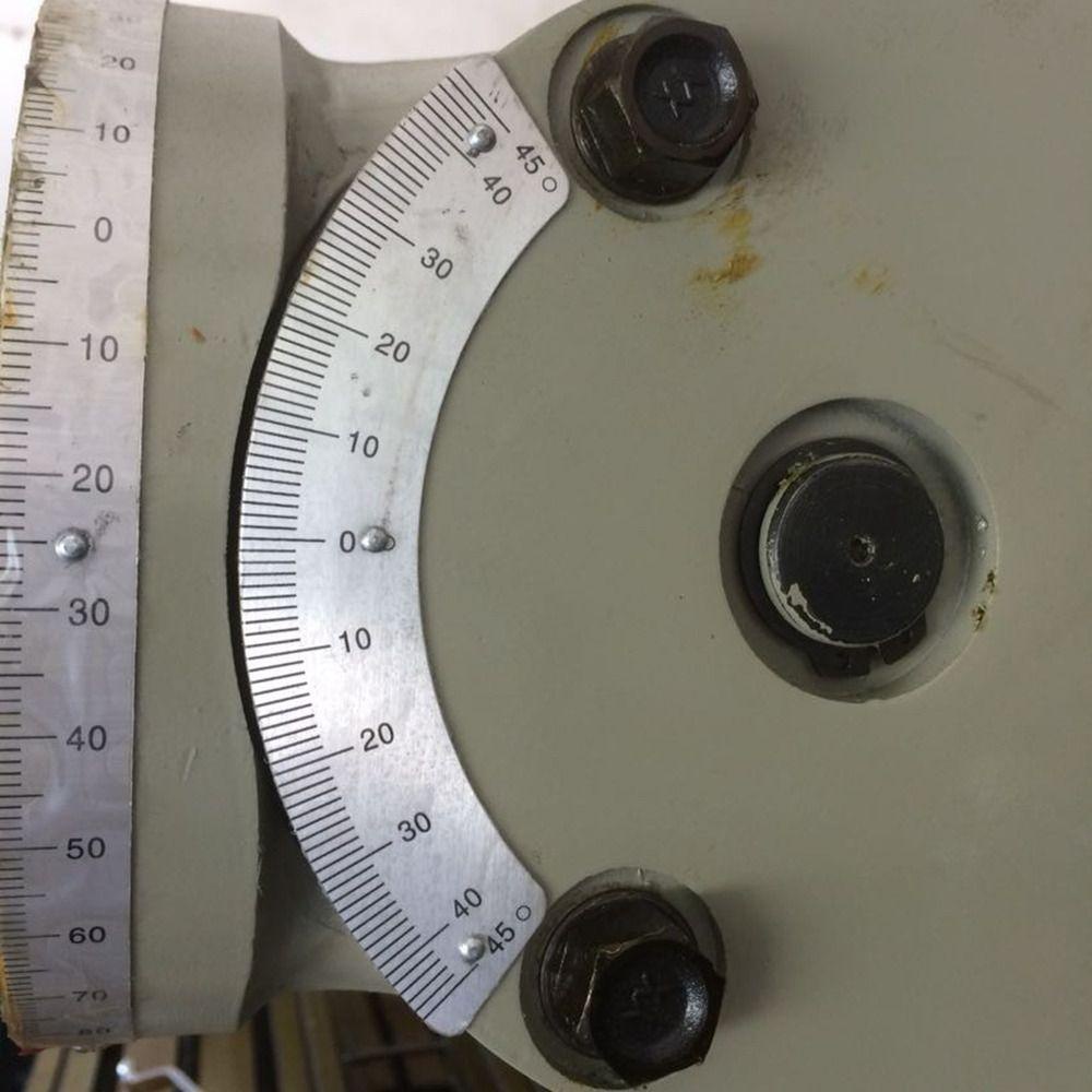 Dụng cụ đo hồ quang tròn UMISTY, thước đo chế biến gỗ 45-0-45° Thước đo, phay di động|Một phần thước đo kim loại