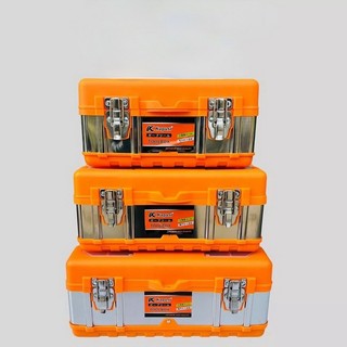 Hộp đồ nghề cỡ to khoá inox KAPUSI Janpan, 45x24x19cm nhựa ABS siêu cứng, Bh 12 tháng Kouritsu Official Store