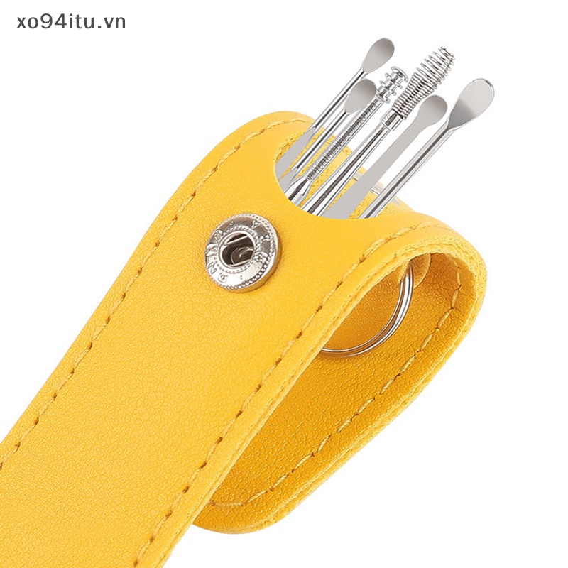 Xoitu set 6 Dụng Cụ Lấy Ráy Tai Bằng Thép Không Gỉ Tiện Dụng vn