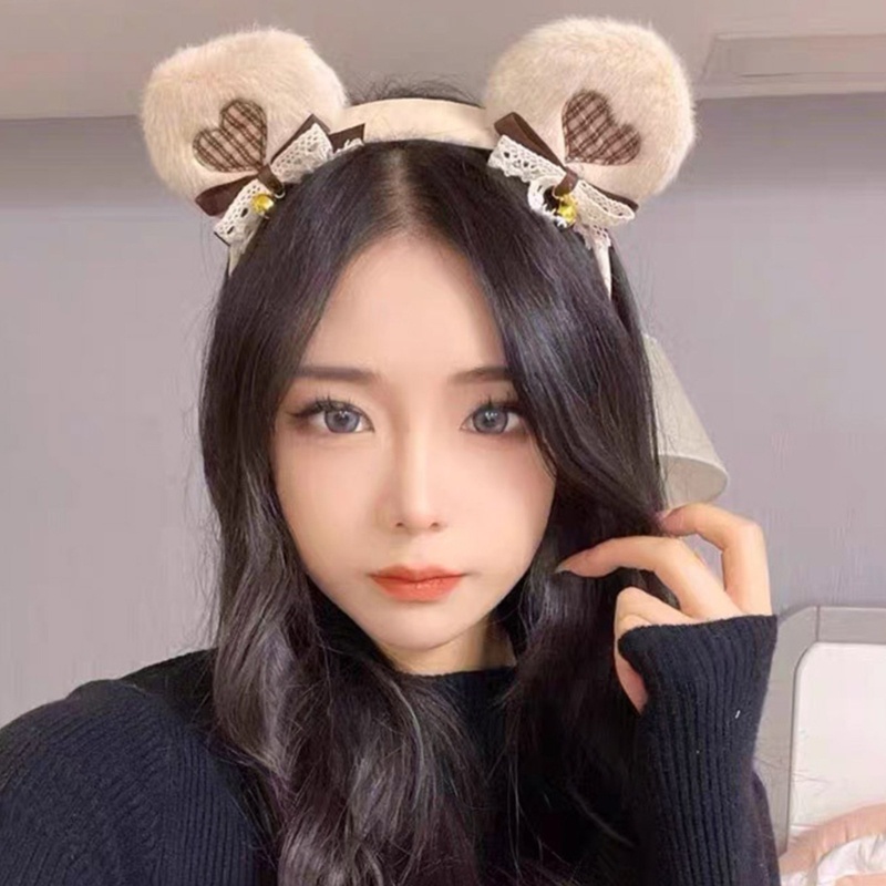 ⚝⚝Richh COSPLAY Tai Thỏ Động Vật Tai Đầu Lông Mèo Con Kẹp Tóc Lễ Hội Tiệc Handmade Trang Phục Dự Tiệc