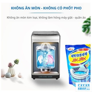 BỘT TẨY LỒNG MÁY GIẶT TIKTAK 450G, BỘT VỆ SINH LỒNG MÁY GIẶT HÀN QUỐC SANDOKKAEBI GD714-BotLG450