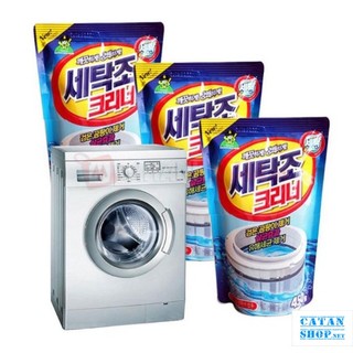 BỘT TẨY LỒNG MÁY GIẶT TIKTAK 450G, BỘT VỆ SINH LỒNG MÁY GIẶT HÀN QUỐC SANDOKKAEBI GD714-BotLG450