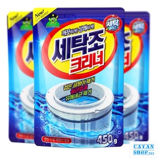 BỘT TẨY LỒNG MÁY GIẶT TIKTAK 450G, BỘT VỆ SINH LỒNG MÁY GIẶT HÀN QUỐC SANDOKKAEBI GD714-BotLG450