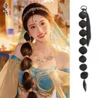 Tóc Giả Búi Hồ Lô 75cm, Tóc Giả Buộc Thắt Bính Nữ Hồ Lô Dài Cá Tính Hamin Store