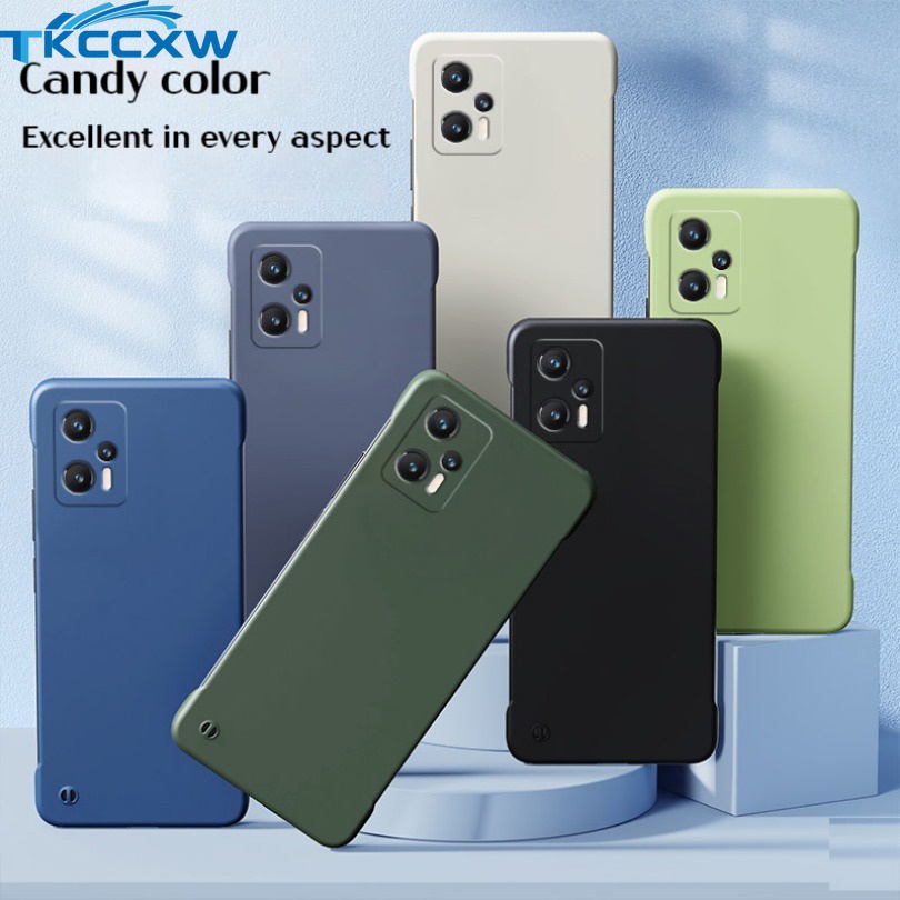 Ốp Điện Thoại pc Cứng Mỏng Màu Kẹo Chống Sốc Cho xiaomi poco f5 pro x3 x4 f4 gt m3 pro x4 nfc