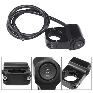 Công Tắc Bật / Tắt Đèn Pha cnc 22mm 12v Bằng Hợp Kim Nhôm Chống Nước Cho Xe Máy