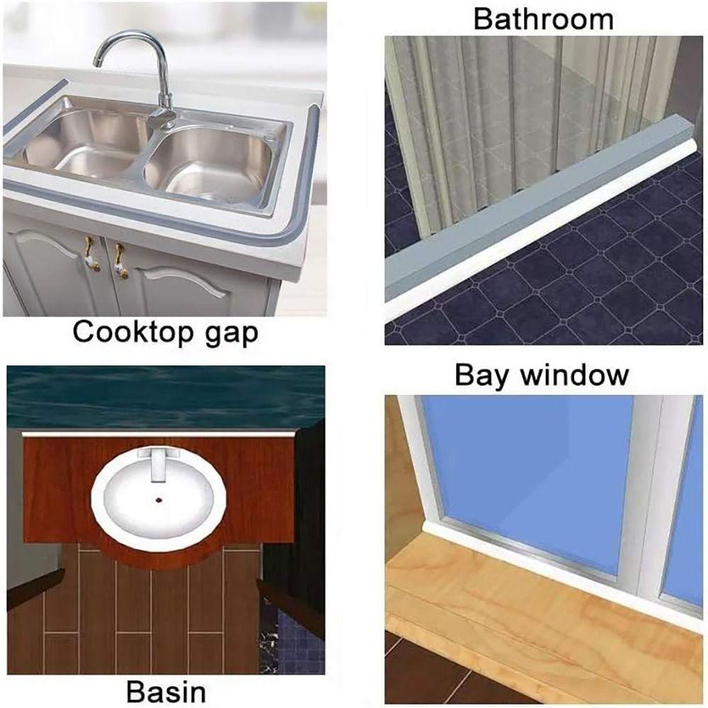 Ngưỡng tắm SAIA, Bảo vệ đập nước phòng tắm bằng silicon, Bồn rửa chuyên nghiệp Tách khô ướt có thể gập lại Máy giặt chặn nước