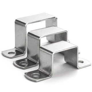 Thẻ ống NEAVERLER Ohm, Kẹp ống dẫn nước thắt chặt hình chữ U hình chữ U hình chữ U, Khóa buộc dày Kẹp ống cổ họng bằng thép không gỉ 304