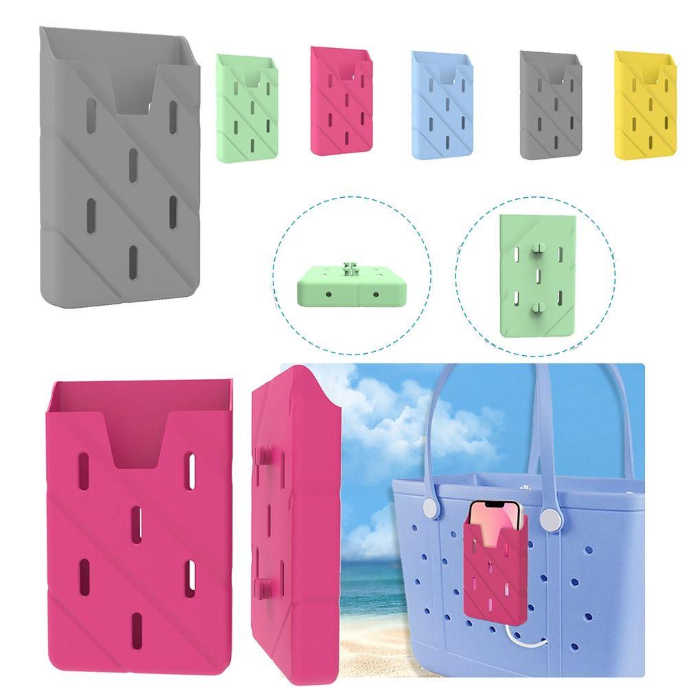 HOBBYIN Bảo Quản Điện Thoại, Đầu Nối Túi Silicon Đi Biển Giá Đỡ Điện Thoại, Cắm Trại Di Động Đi Bộ Đường Dài Túi Tote Giá Đỡ Điện Thoại Túi Xách