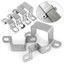 Kẹp ống LAKAM Ohm, khóa siết ống nước, đai kẹp ống hình chữ U, M, vuông, chữ nhật, inox 304 dày