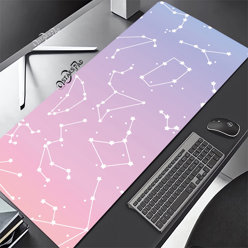 Hồng Cardcaptor Sakura Lớn Deskmat Magic Wand 90 * 40 Thảm Chơi Cao Su Hoạt Hình Chơi Game Laptop Bàn Phím Thảm Chống Trơn Trượt Mousepad Xxl