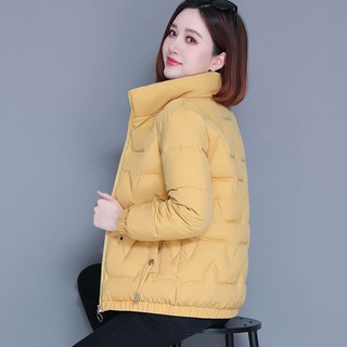 Áo Khoác Đệm Mút Mỏng Dáng Ngắn Phong Cách Hàn Quốc Thời Trang Mùa Đông Hàng Mới 2023 Dành Cho Bạn Nữ