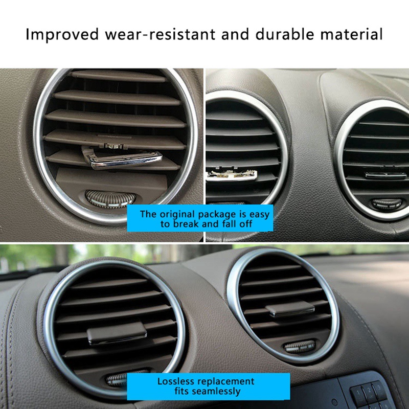 1 Chiếc A / C Điều Hòa Không Khí Lỗ Thông Hơi Mái Chèo Ổ Cắm Kẹp Tab Bộ Sửa Chữa Cho W164 X164 ML Nhựa