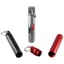 MONOSTYLE 3 chiếc Hộp đựng tăm, Hộp đựng tăm nhôm 0,64 Ounce, Hộp đựng tăm di động màu đen + bạc + đỏ 3,8 X 0,67 inch Hộp đựng tăm tại nhà