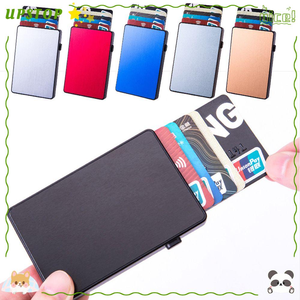 UPSTOP Ví đựng thẻ tín dụng bằng nhôm mỏng đa năng khóa RFID tự động mở ...