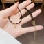 BST Choker HimHip Đá Đen Mix Nhiều Kiểu Thanh Lịch 32+7cm