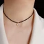 BST Choker HimHip Đá Đen Mix Nhiều Kiểu Thanh Lịch 32+7cm