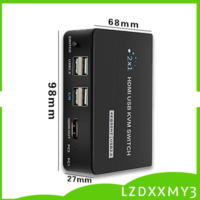 Công Tắc kvm 4k kvm 2 Cổng Cho Máy In 2 pc Chia 1 Bộ Bàn Phím Và Chuột | BigBuy360 - bigbuy360.vn