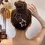 Kẹp Tóc DARON Star BB, Ngôi Sao Ngũ Giác Đài Rỗng Bên Barrettes, Mũ Hình Học Ngọt Ngào Kim Loại Y2k Kẹp Tóc Du Lịch