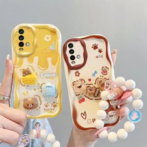 ốp redmi 9t ốp lưng redmi 9t Ốp Điện Thoại Mềm Họa Tiết Búp Bê Ba Chiều Viền Kem Dễ Thương Cho redmi 9t
