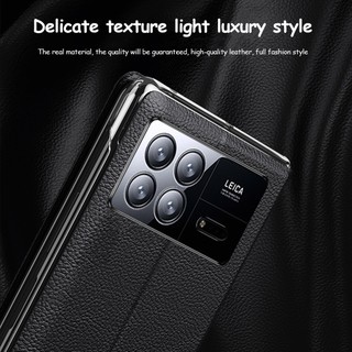 Sang Trọng Bao Da Điện Thoại pu Có Ngăn Đựng Bút Cho xiaomi mix fold 3 5g mix fold3