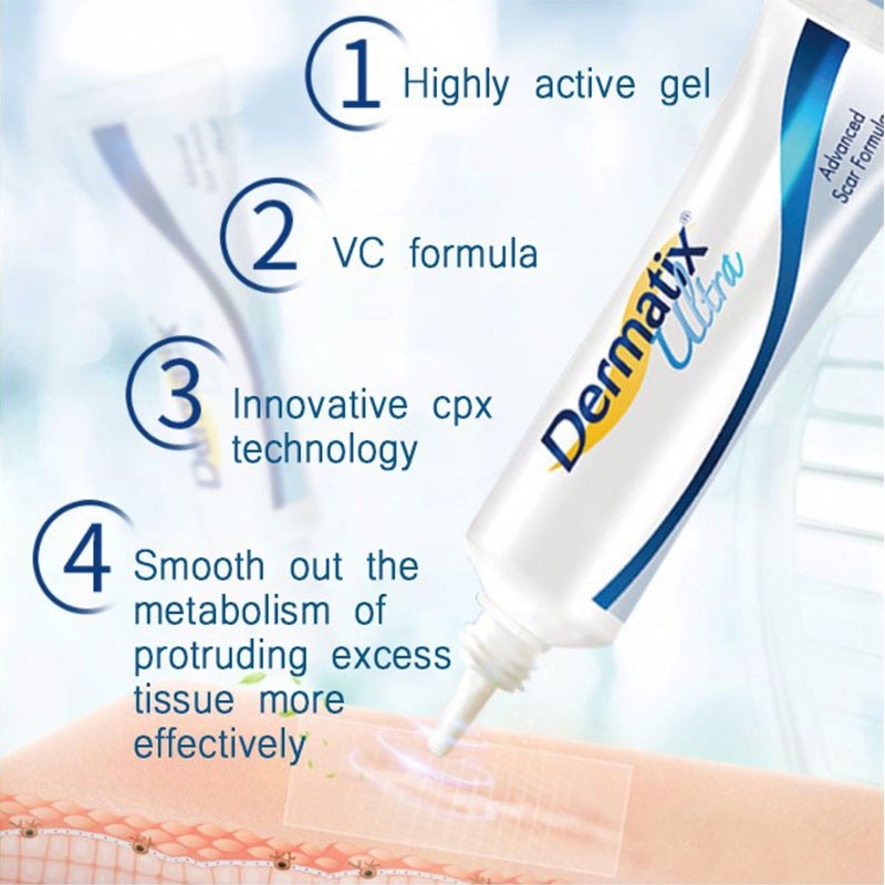Ảnh Gel Hỗ Trợ Giảm Sẹo Mụn dermatix 15g 3