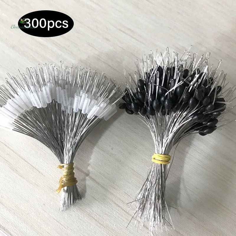 Bộ 300 Phao Câu Cá Bằng Cao Su Hình Trụ